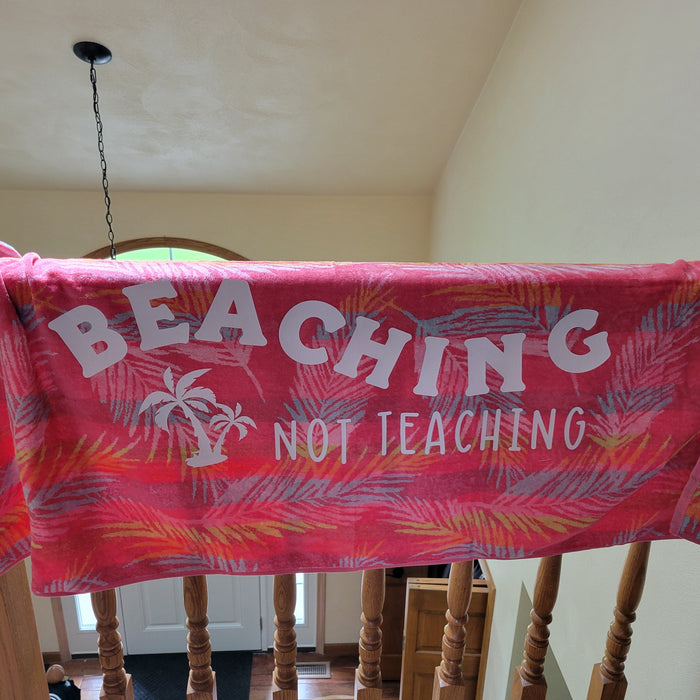 How to Personalize a Beach Towel with Cricut Maker 3