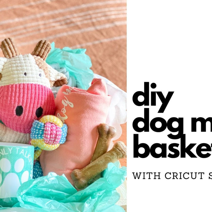 DIY New Dog Mom Gift Basket SVG Files