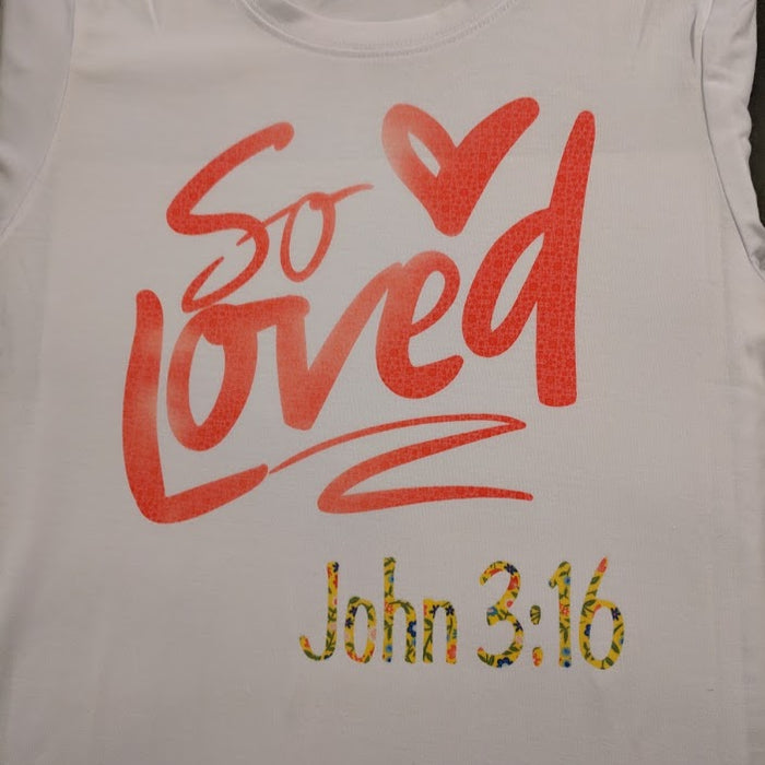 Cricut Infusible Ink T-shirt - So Loved!