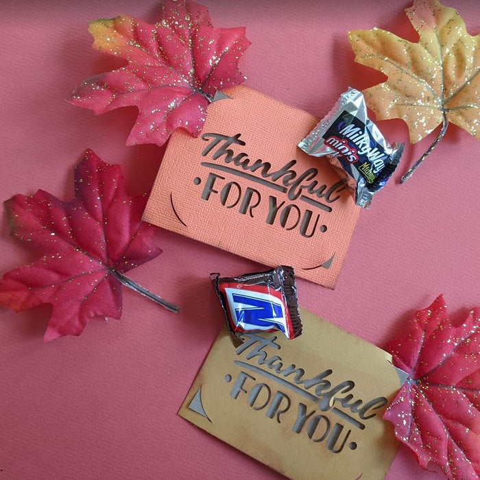 Personalized DIY Cricut Thank Card