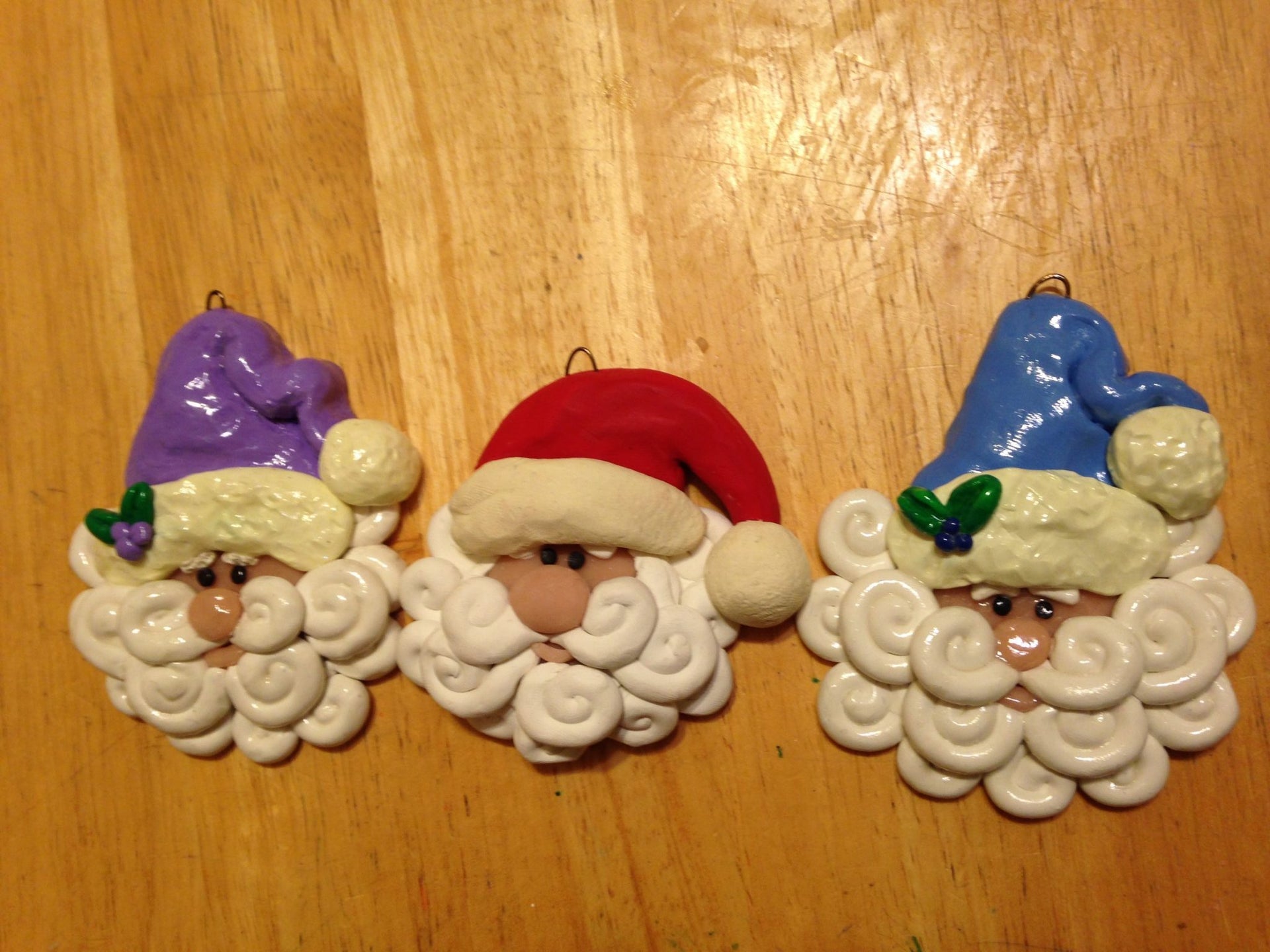 Handmade Clay Santa Tutorial