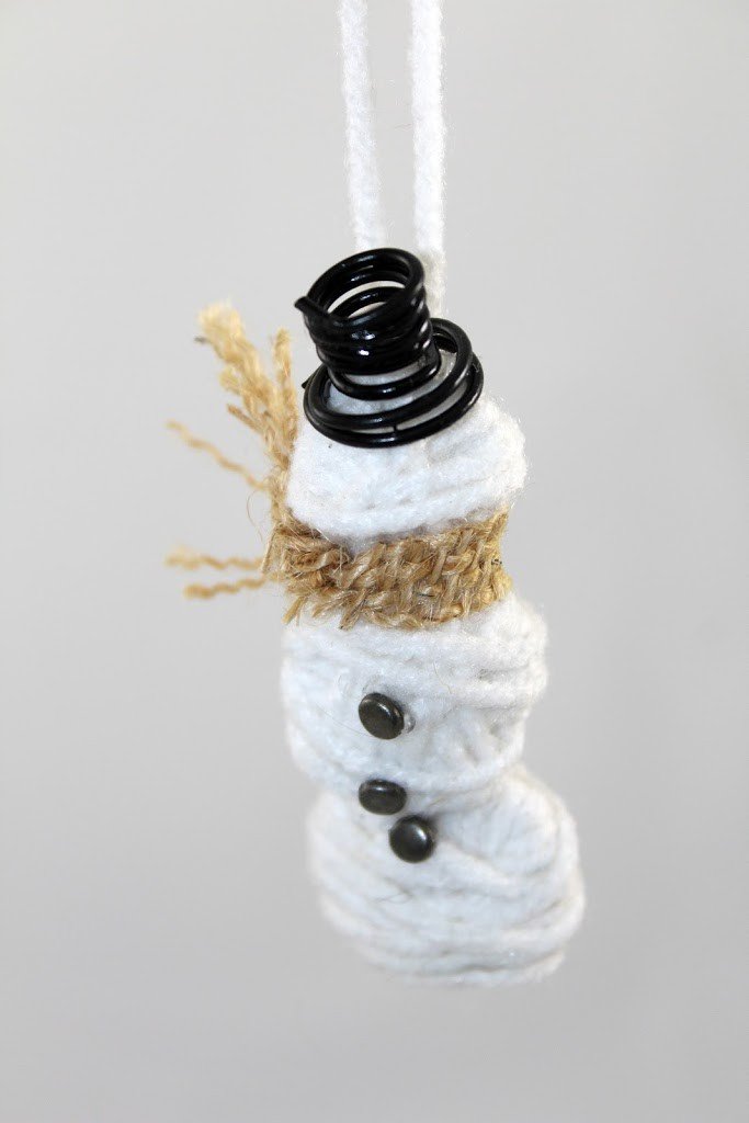 Holiday DIY: A Forty Cent Snowman Ornament… Literally!