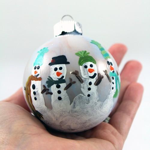 Simple & Fun Family “Hand”made Ornaments