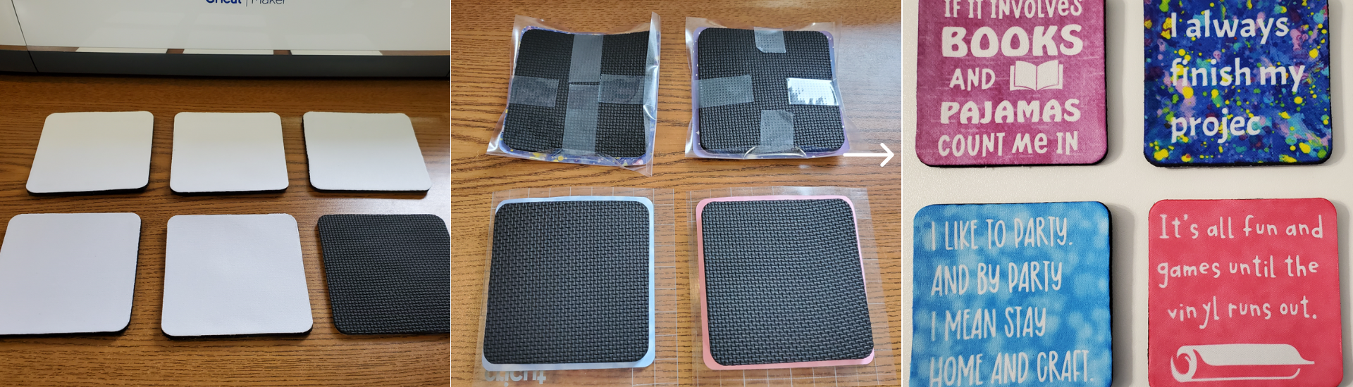 DIY Infusible Ink Coasters Repurposed