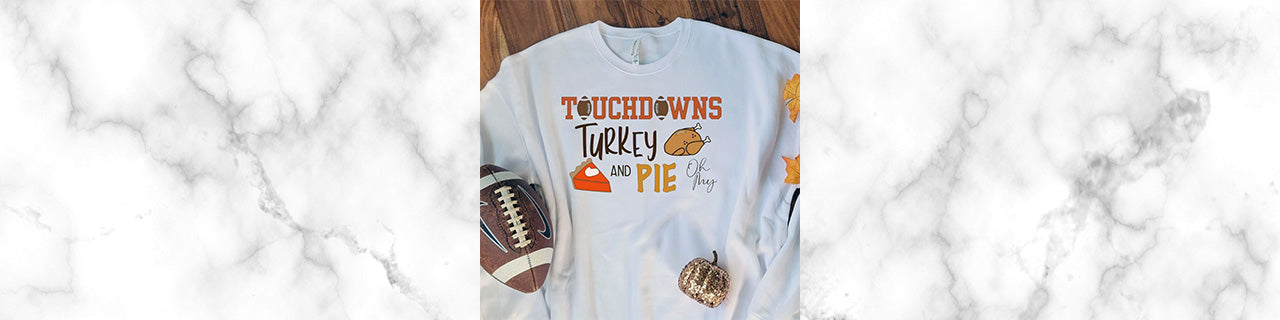 Thanksgiving Sweatshirt Using Cricut Iron-on
