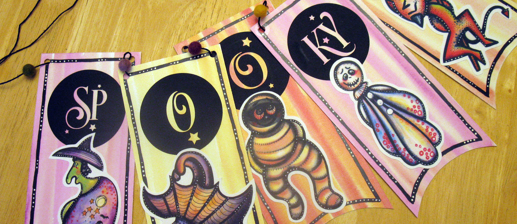 Print Then Cut Halloween Banner + Free Files