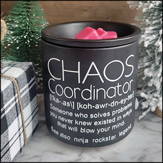 DIY Cricut Vinyl Gift: Wax Melts Pot for Boss Chaos Coordinator