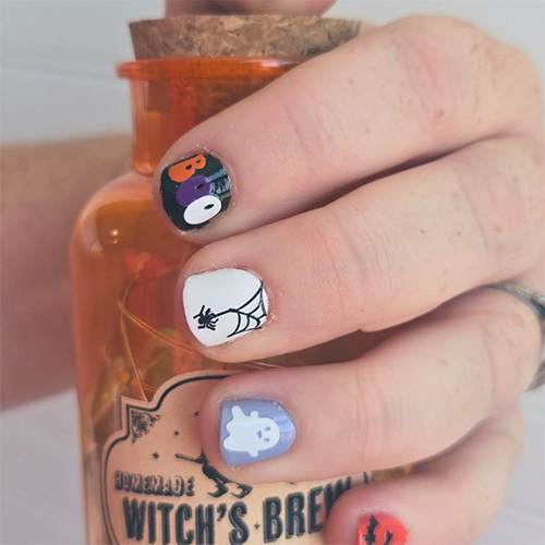 Halloween Nail Decals Using Cricut Vinyl