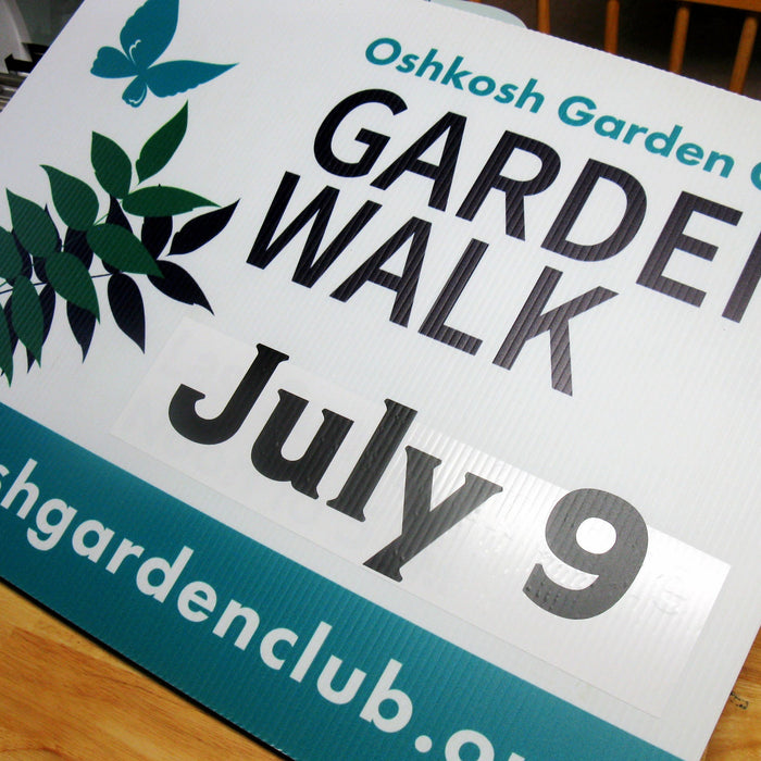 Creating Yard Signs with Cricut Vinyl