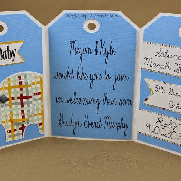 Silhouette 101: How to Weld Plus DIY Baby Shower Invitation Inspiration (and free download!)
