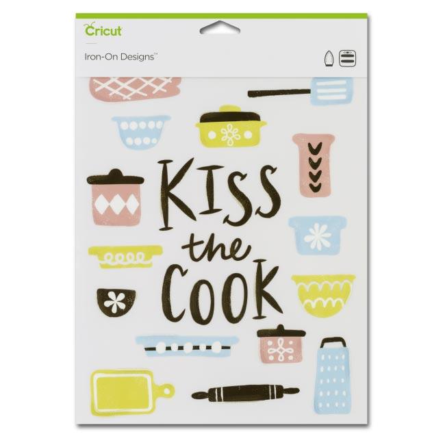 Cricut Iron-on Designs Kiss the Cook