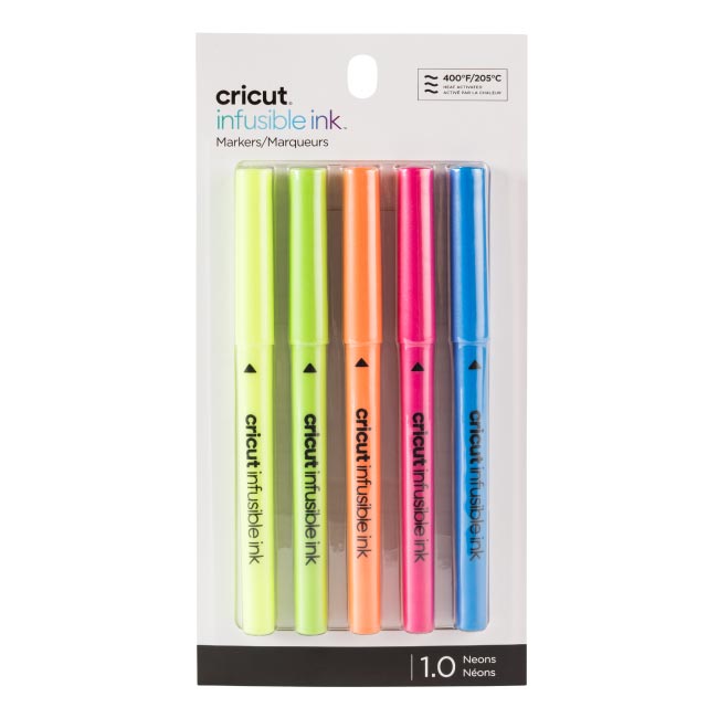 Cricut Infusible Ink Markers 1.0 , Neons 5 ct