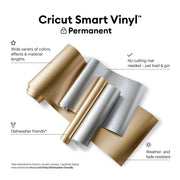Cricut Smart Permanent Vinyl Matte Metallic 12 ft - Silver