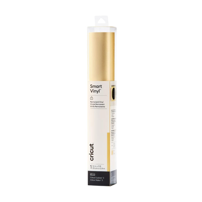 Cricut Smart Vinyl Shimmer Permanent (3 ft) - Gold