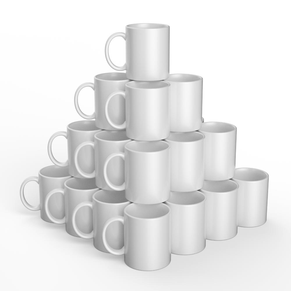 Cricut Ceramic Mug Blank, White - 12 oz/340 ml (36 ct)