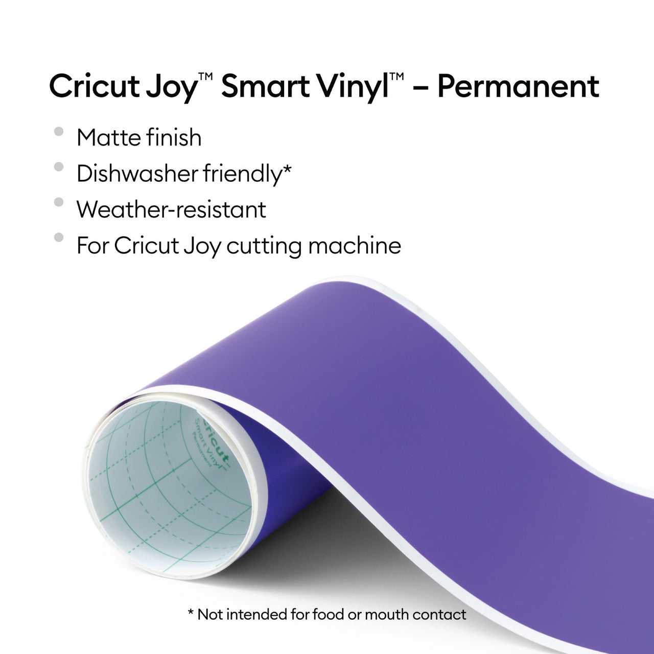 Cricut Joy Smart Vinyl - Permanent Purple - Damaged Package