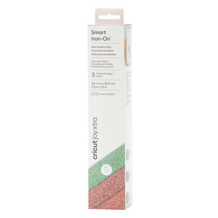 Cricut Joy Xtra Prismatic Glitter Smart Iron-On Sampler - Sea Sparkle