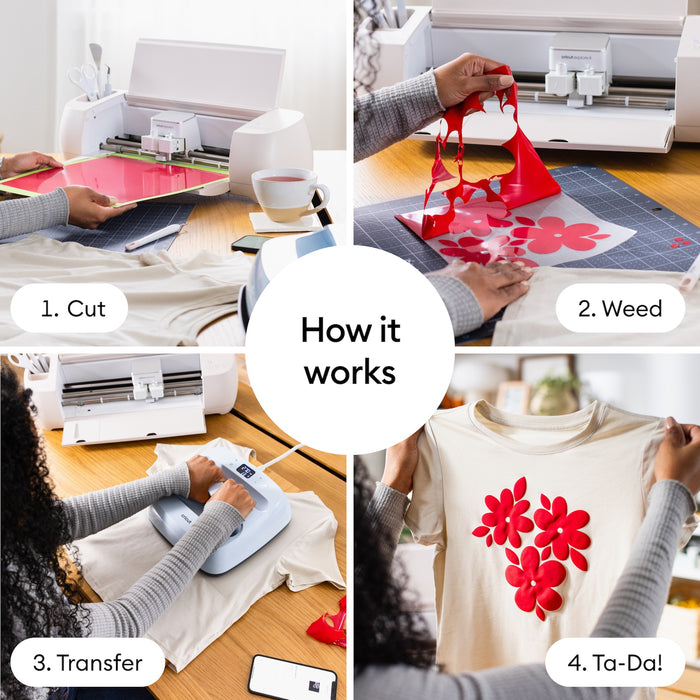 Cricut Puff Iron-On, Classics Sampler - 12 in x 12 in (6 ct)