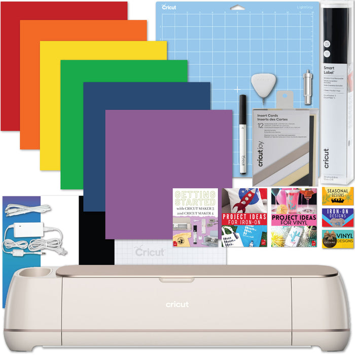 Cricut Maker 4 Cutting Machine with Vinyl Rolls and Mixed Materials Bundle