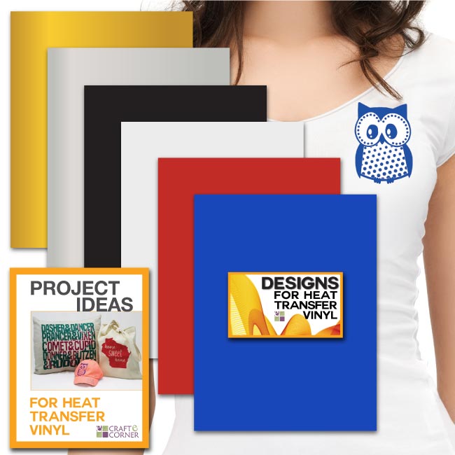 Siser EasyWeed Heat Transfer Vinyl Sheets 6 Pack 12"x9" Smooth