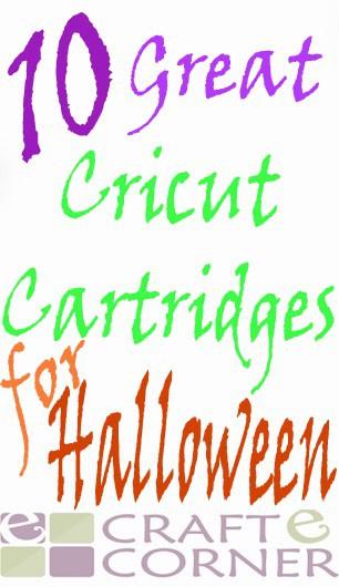 10 Great Cricut Cartridges for Halloween!