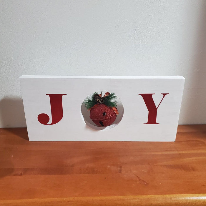 Joy Christmas Sign Made Cricut
