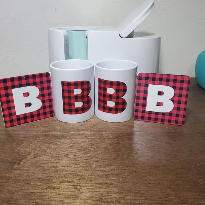 Custom Mug Coaster Gift Set Cricut Infusible Ink