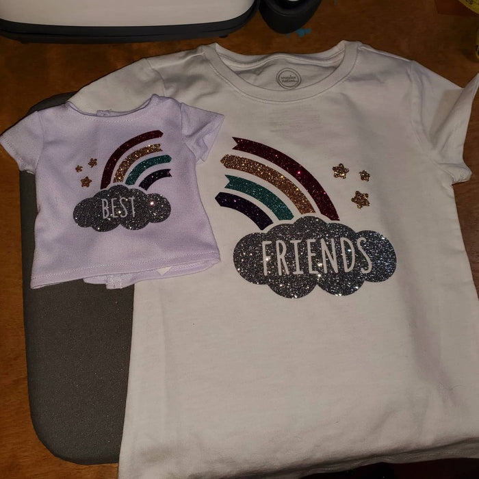 Matching Child Doll Shirt Cricut Iron-on