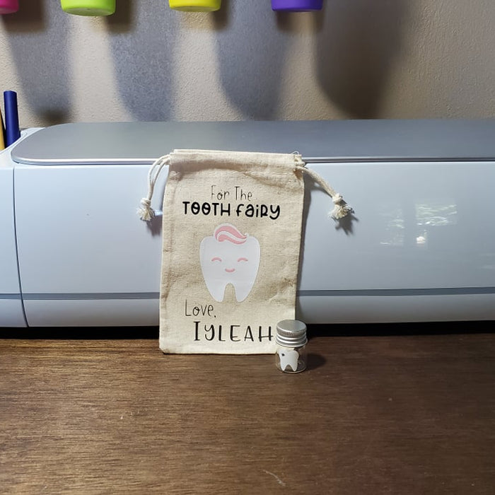 Tooth Fairy Bag Cricut Easy Press Mini