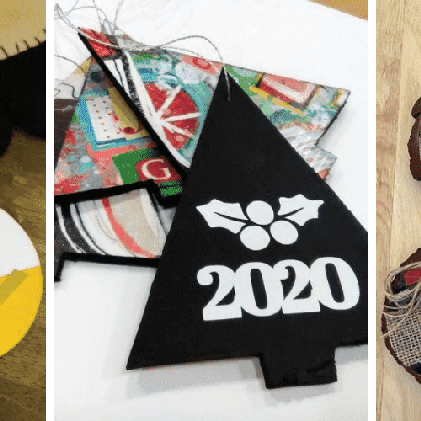 13 DIY Christmas Ornaments - With a Cricut or Without