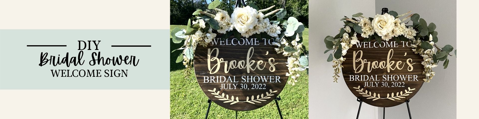 Bridal Shower DIY Sign Cricut