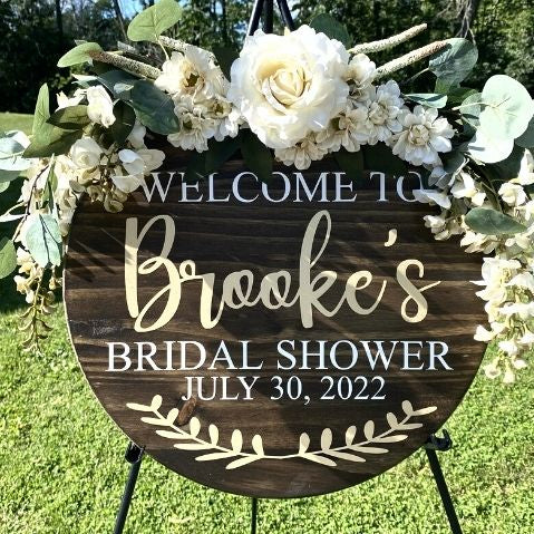 Bridal Shower DIY Sign Cricut