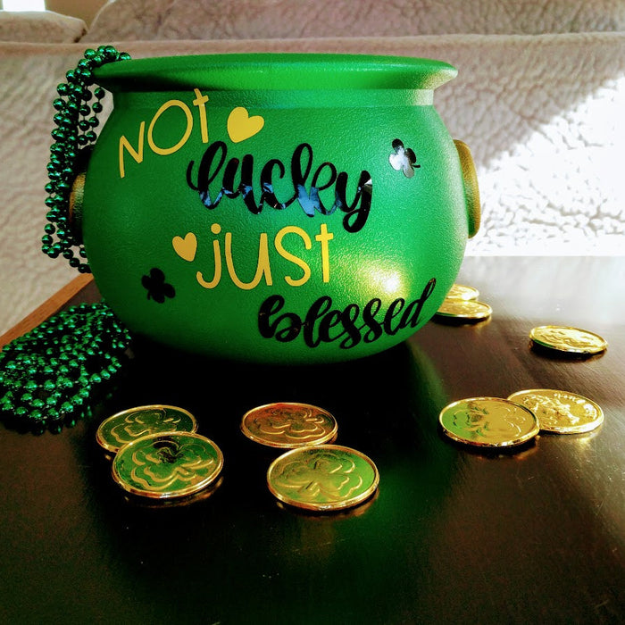 DIY Patricks Cricut Premium Vinyl Craft