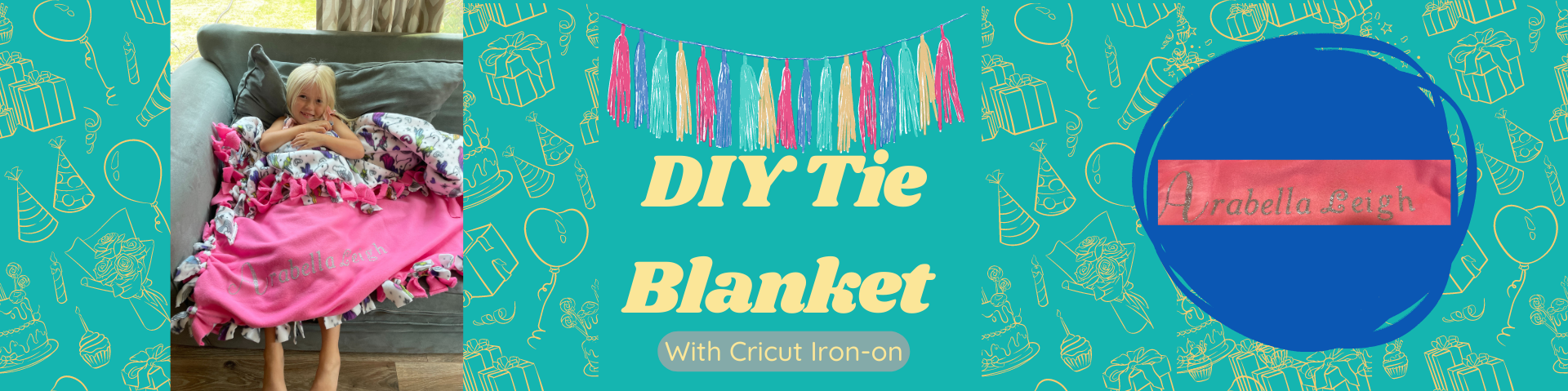 DIY Personalized Tie Blanket with Cricut Iron-On: Cozy Craft Ideas