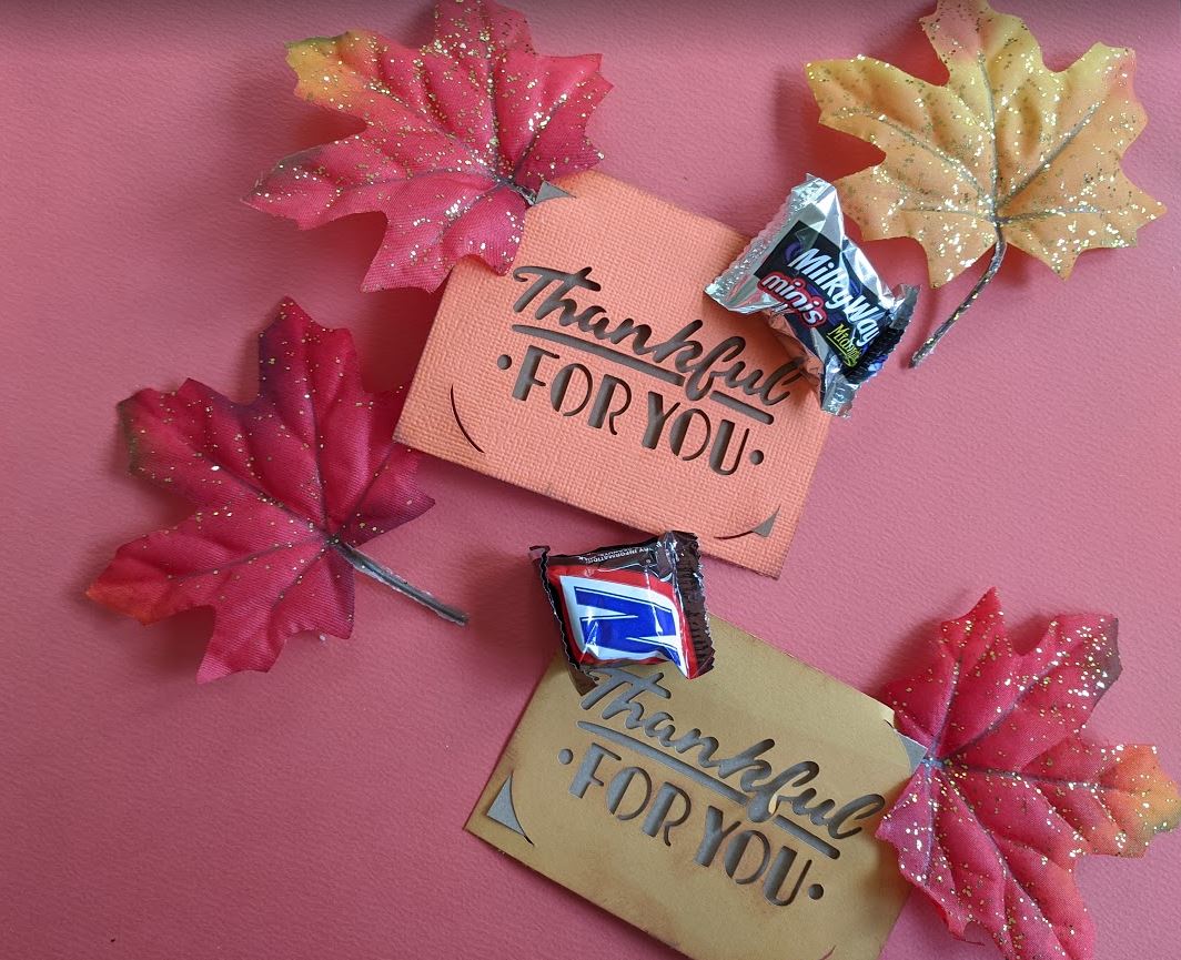 Personalized DIY Cricut Thank Card