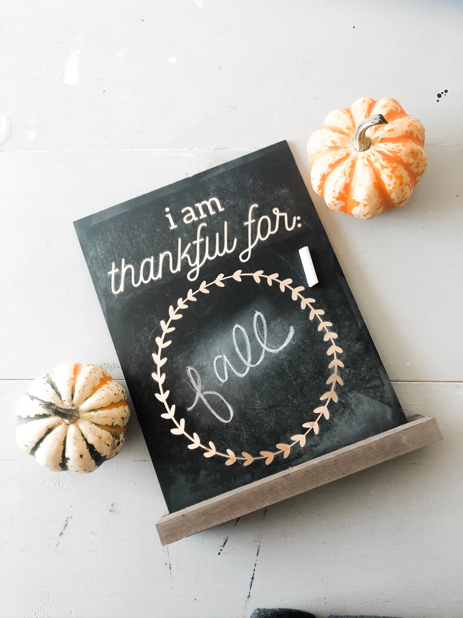Thankful Chalkboard with Cricut Explore Air 2
