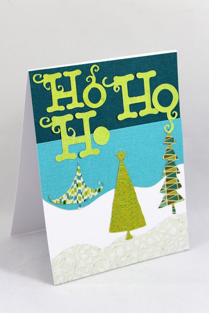 Ho Ho Ho-liday Modern Christmas Card Inspiration