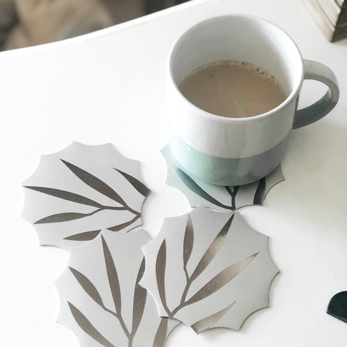 DIY Leather Coasters with a Cricut