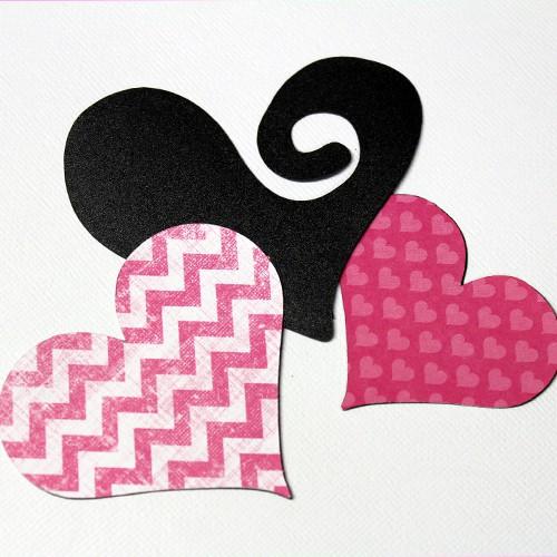 Valentine's Day Die Cut Magnet Paper Project