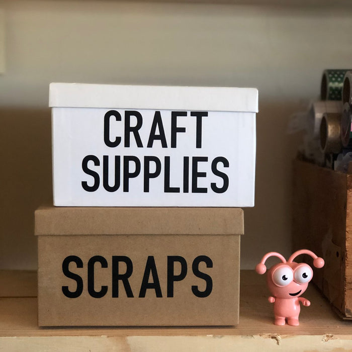 Craft Room Organization: Create Vinyl Labels
