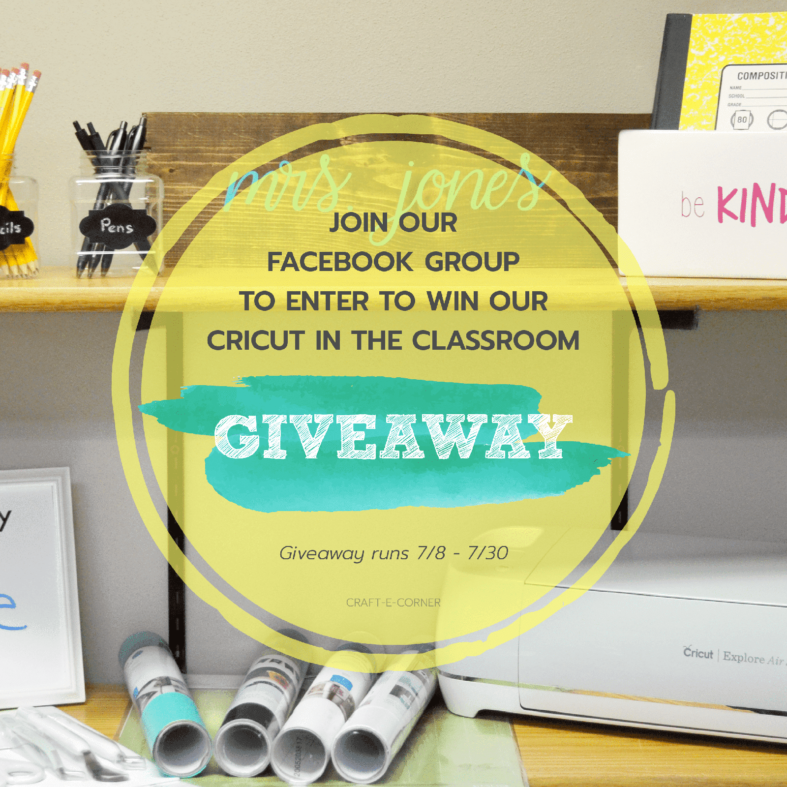 Cricut in the Classroom Giveaway