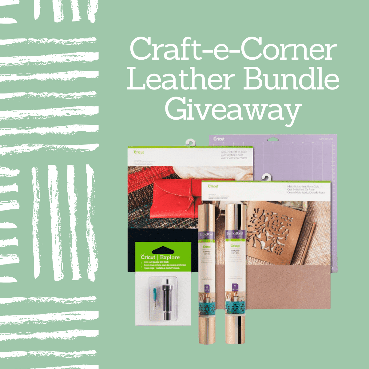 Cricut Leather Bundle Giveaway