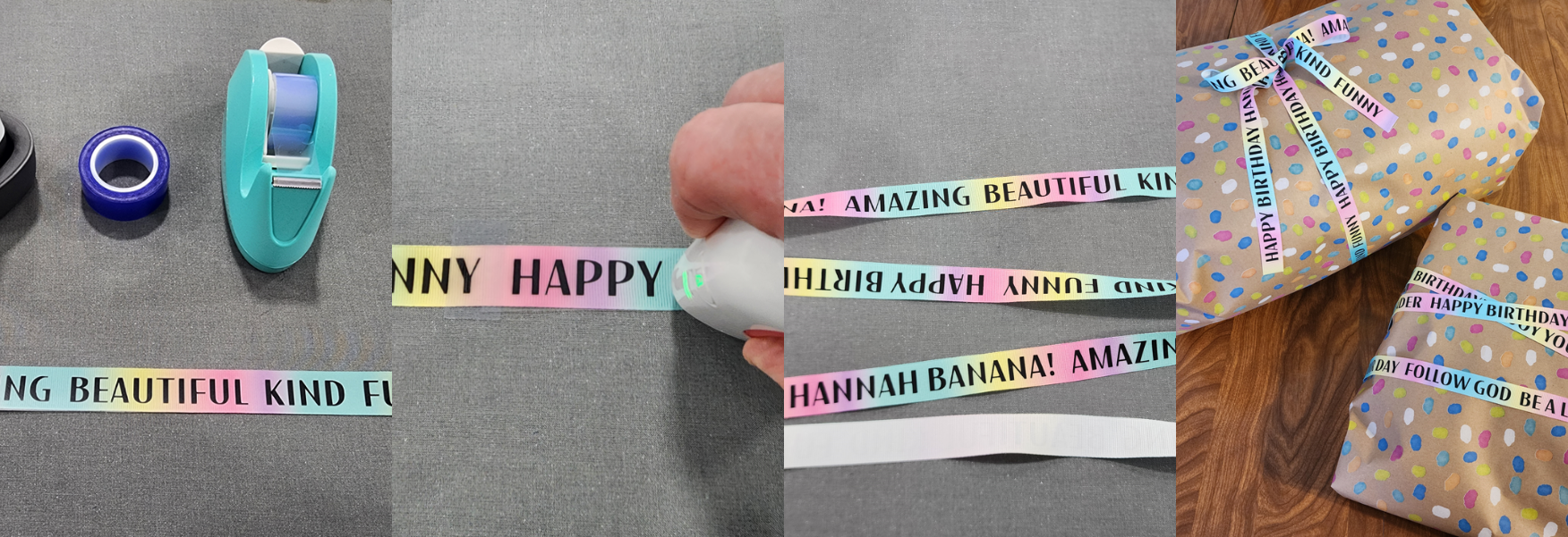 How to Personalize Ribbon with Cricut Iron-On