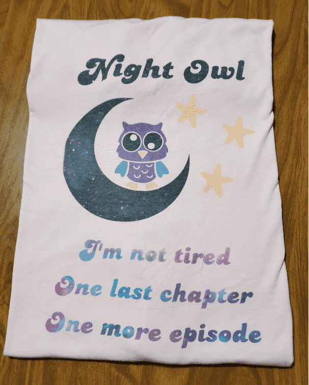 Beginner Nightshirt Project with Cricut Infusible Ink