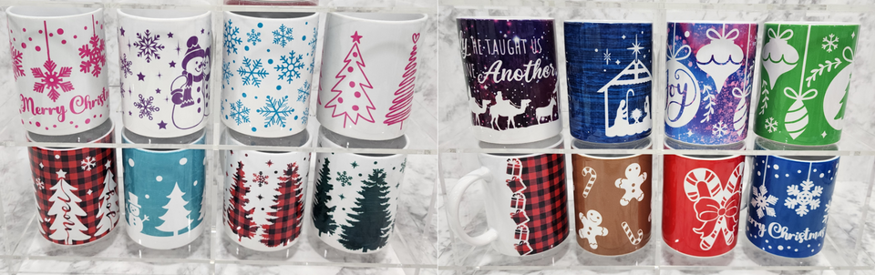 Christmas Mug Project with Cricut Infusible Ink and Color-Change Vinyl