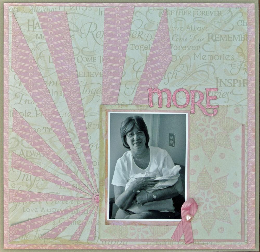 “Less Is More” Scrapbook Layout