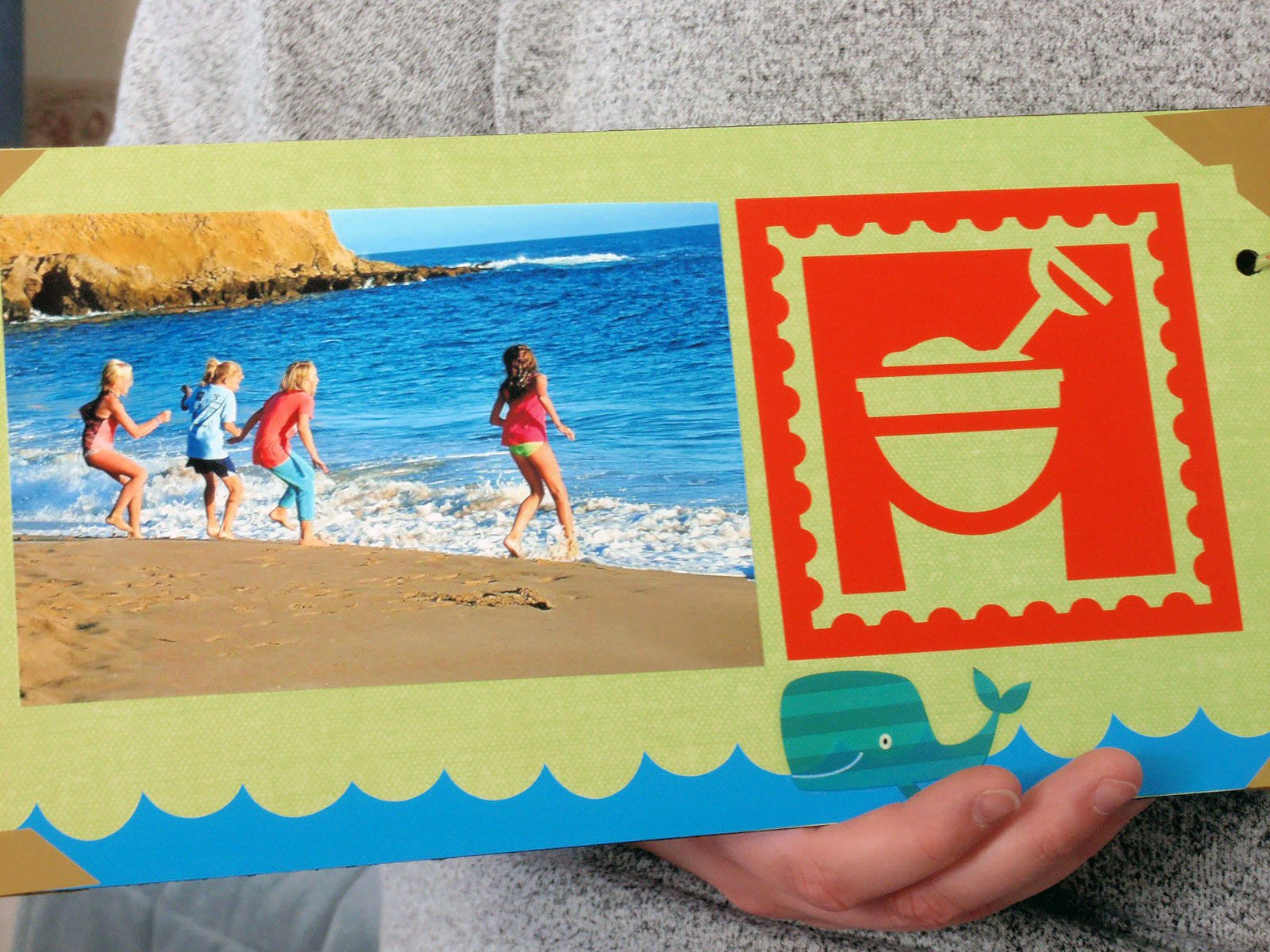 Take Me to the Beach: Cricut Scrapbook Album