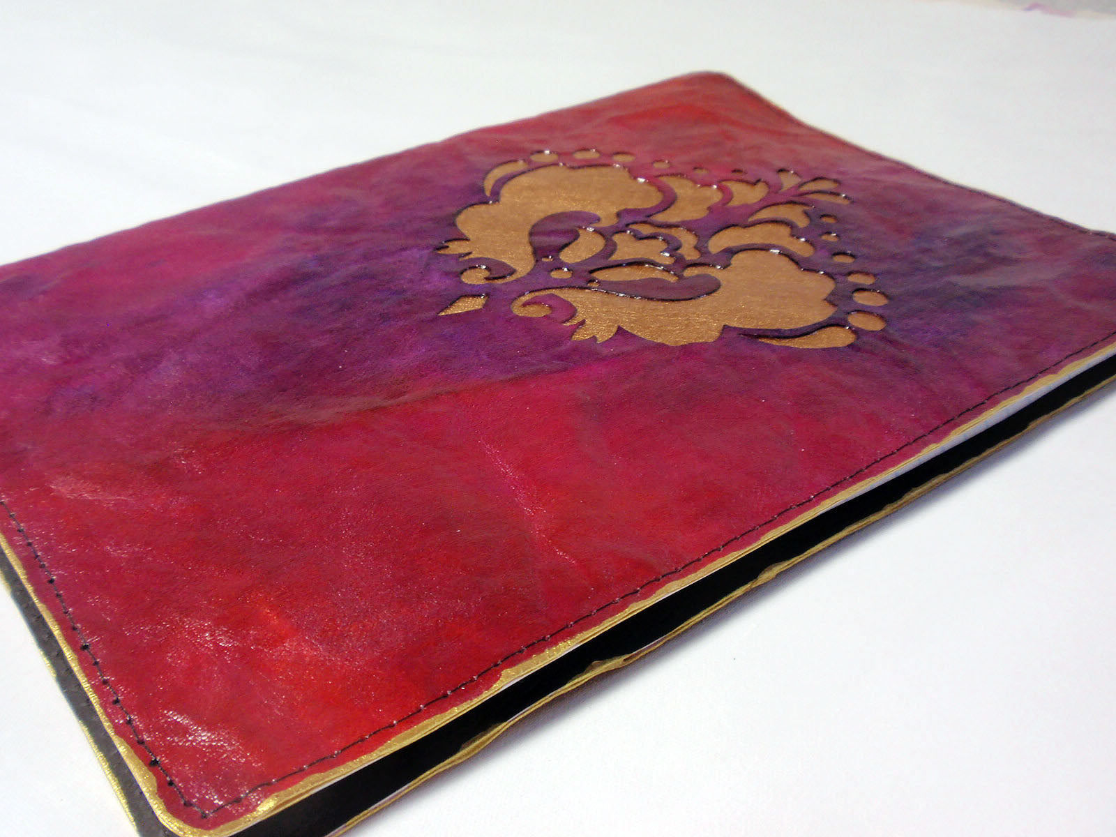 Faux Leather Paper Notebook Cover: Cricut Mixed Media DIY