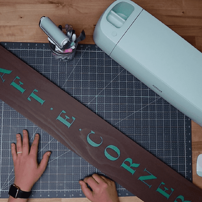 How to Make a Welcome Sign with Cricut Explore 3