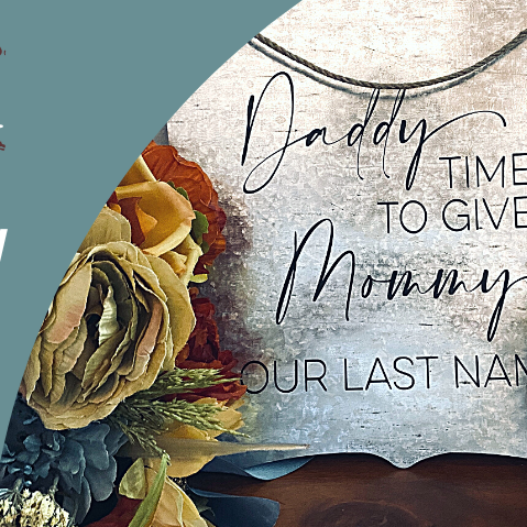 DIY Wedding Decor: Flower Girl/ Ring Bearer Sign